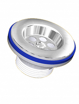 Выпуск АНИ 1.1/4" (32 мм) M200 с нержавеющей чашкой, (длинный болт) Выпуск АНИ 1.1/4" (32 мм) M200 с нержавеющей чашкой, (длинный болт)