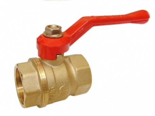 Кран шар. 1" г-г рычаг, PN16, латунь, ГАЛЛОП 