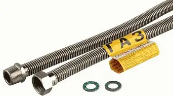 Подводка сильфонная для газа 1/2"  0,6 м,  г-ш  Kensudo Подводка сильфонная для газа 1/2"  0,6 м,  г-ш  Kensudo