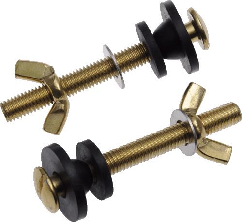 Крепеж бочка к унитазу М8 с гайкой "барашек" (комплект 2шт.) TRm 06059