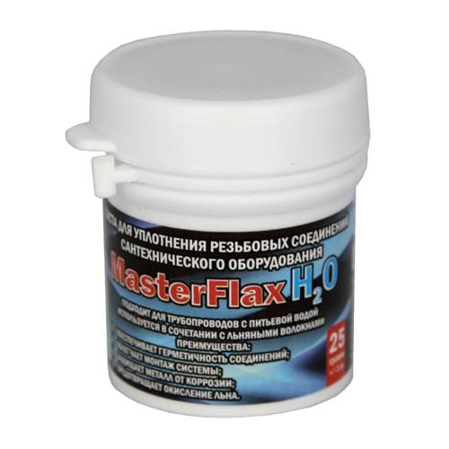 Паста уплотн. MasterFlax H2O вода, пар 25 г Паста уплотн. MasterFlax H2O вода, пар 25 г
