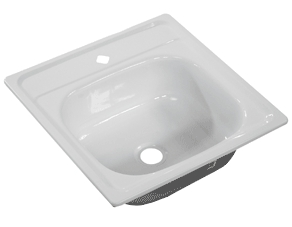 МОЙКА 500 мм х 600 мм,  с кронштейном, эмаль,