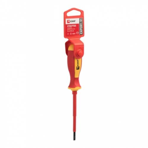 Отвертка диэлектрическая SL4x100мм Expert 1000В PROxima EKF sl-4-100-exp-in 70357 Отвертка диэлектрическая SL4x100мм Expert 1000В PROxima EKF sl-4-100-exp-in 70357