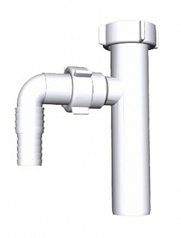 Отвод АНИ М220  32 (1 1/4") мм для стир. маш., короткий Отвод АНИ М220  32 (1 1/4") мм для стир. маш., короткий