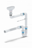 Сифон АНИ  1.1/2" x 40 для мойки, прямоточный смещенный с разрывом потока, с гибкой трубой 40*40/50