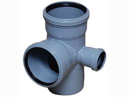 Крестовина, 110 - 110 - 50 мм -87 град., правый, 2-х плоск.ПВХ