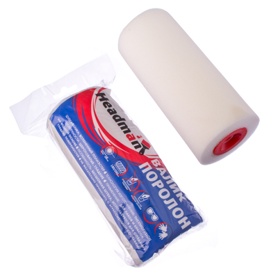 HEADMAN Валик сменный "ПОРОЛОН" 180мм, d48мм, высота пены 16мм, ось 8мм HEADMAN Валик сменный "ПОРОЛОН" 180мм, d48мм, высота пены 16мм, ось 8мм