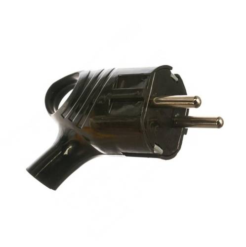 Вилка электрическая с заземл. с кольцом (ушком) 16А 250В IP20 черн.TOKOV ELECTRIC TKL-PLUZR-C05