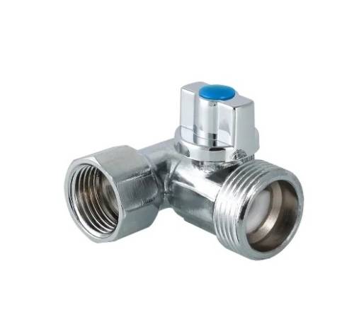 Бытовой кран шар. 1/2"x3/4"х1/2", г-ш-ш, трехпроходной, лат., Valtec VT.256.N.04