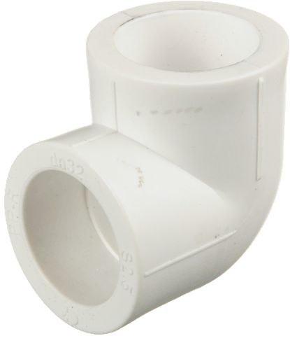 Угольник 25 мм, 90 град., КРОСС ПП