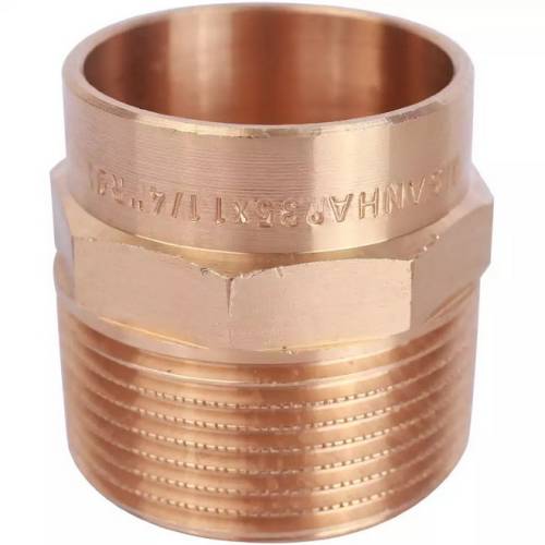 Медь. Резьба - пайка 54 х 2" нр Sanha 4243 G (ЖЦ)