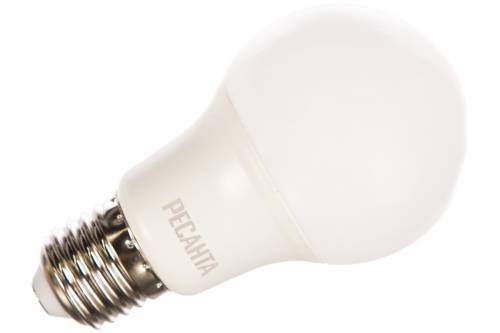 Лампа светодиодная LL-R-A65-15W-230-4K-E27 (груша, 15Вт, нейтр., Е27) Ресанта