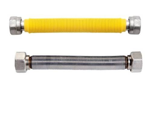 Подводка сильфонная для газа 1/2" 0.3 - 0,6 м,  г-ш,  "MATEU" 