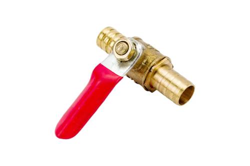 Краник шар. ARMA елочка под шланг 10мм, латунь