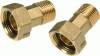 Полусгон с накидной гайкой 1/2"х3/4" пара, латунь Б2709К (ЖЦ)