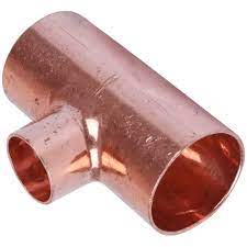 Медь. Тройник - пайка 22 x 15 х 22 мм Sanha, Viega