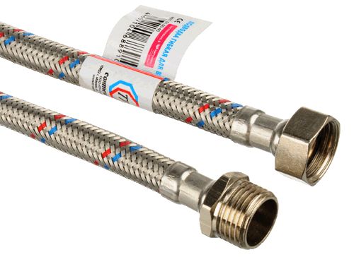 Подводка воды,1/2", 0.2 м, г-ш, "ТР-Сантехника" Подводка воды,1/2", 0.2 м, г-ш, "ТР-Сантехника"