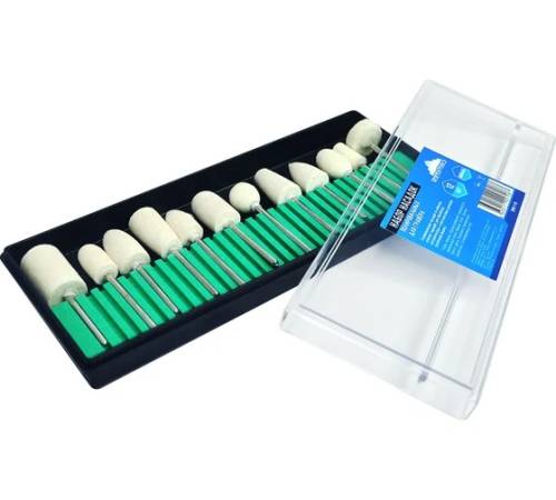 Набор насадок полировальных для гравера 12 шт vertextools 0987-1-12 Набор насадок полировальных для гравера 12 шт vertextools 0987-1-12