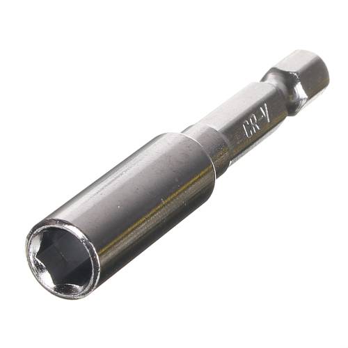 ЕРМАК Адаптер цельный магнитный для бит, хвостовик 1/4", 60 мм ЕРМАК Адаптер цельный магнитный для бит, хвостовик 1/4", 60 мм