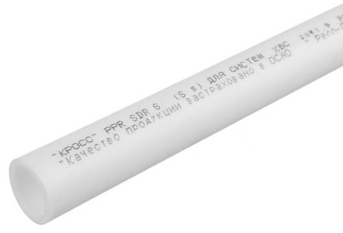 Труба ПП 40 мм, PN20 SDR6  КРОСС (ЖЦ) Труба ПП 40 мм, PN20 SDR6  КРОСС (ЖЦ)