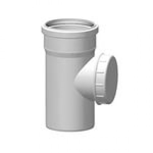 РЕВИЗИЯ    110 мм , ПВХ Комфорт Плюс СИНИКОН (белая)