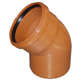 ОТВОД  наружный  110 мм , 45 град., ПВХ  Ostendorf