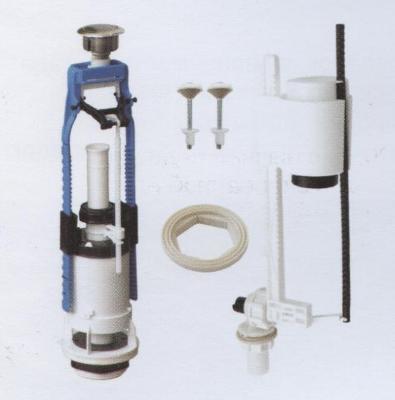 Арматура д/унит. Псков 1/2", нижий подвод, кнопка хром. 14/1-17