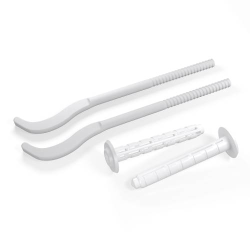 Комплект плоских кронштейнов Royal Thermo с дюбелями 7,2х170мм RT06