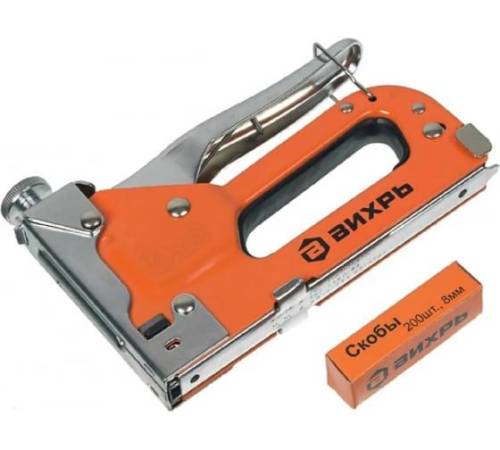 ВИХРЬ Степлер мебельный, тип скобы 53 (скобы 4-14мм) ВИХРЬ Степлер мебельный, тип скобы 53 (скобы 4-14мм)
