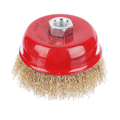 ЕРМАК Щетка металл. для УШМ 100мм/М14 (чашка) ЕРМАК Щетка металл. для УШМ 100мм/М14 (чашка)