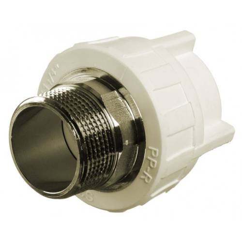 Муфта комб.  НАР. рез., 50*1 1/2", под ключ, ПП КРОСС