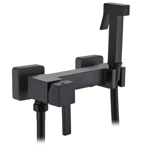 LEDEME L5398B-7 Смеситель для биде с гигиеническим душем, черный LEDEME L5398B-7 Смеситель для биде с гигиеническим душем, черный