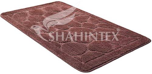 Коврик для ванной шоколадный 37 SHAHINTEX ЭКО 60*90