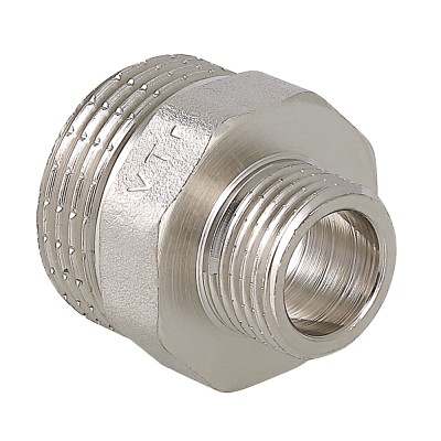 Бочонок перех. 1/2" x 3/4"  ник.  лат.,  Valtec Бочонок перех. 1/2" x 3/4"  ник.  лат.,  Valtec