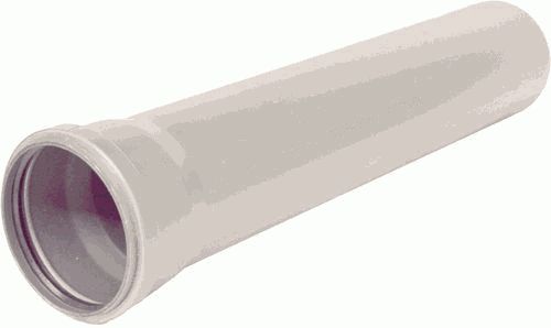 ТРУБА    110* 2.2 - 2.0 м, ПВХ Комфорт Плюс СИНИКОН (белая)