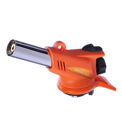 Газовая горелка с пьезо, свободн. вращ., цанг. захват, шир. сопло, пласт.,латунь; 14х4х7см, Газовая горелка с пьезо, свободн. вращ., цанг. захват, шир. сопло, пласт.,латунь; 14х4х7см,