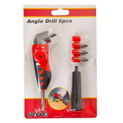 Адаптер для бит на угол 105гр, с набором бит 6пр Адаптер для бит на угол 105гр, с набором бит 6пр