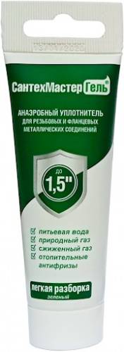 Гель сантехн. зеленый 35 гр. тюбик с еврослотом, СантехМастерГель (ЖЦ) Гель сантехн. зеленый 35 гр. тюбик с еврослотом, СантехМастерГель (ЖЦ)
