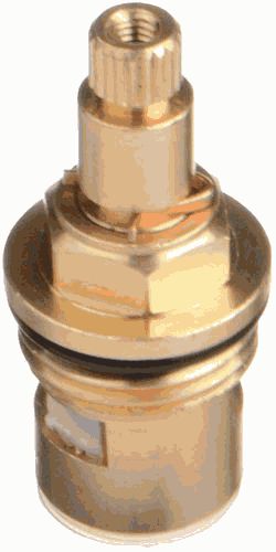 Кран-букса 1/2" керамика, 8 х 20 шлиц., 180° 06623 (арт. 017)