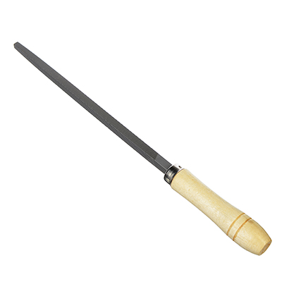 ЕРМАК Напильник с дерев.ручкой квадр. 200мм, №2 ЕРМАК Напильник с дерев.ручкой квадр. 200мм, №2