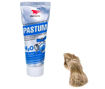 Комплект монтаж "PASTUM H2О" 65-70г. + лен Комплект монтаж "PASTUM H2О" 65-70г. + лен