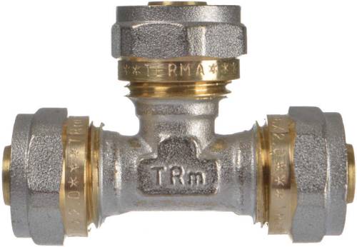 Тройник цанговый 16 ц-ц-ц, МП, TRM 01400