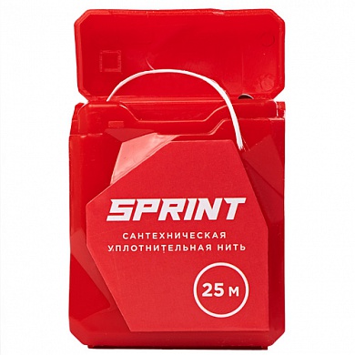 Нить для герметизации резьбы Sprint 25м бокс, блистер 61010, 04065 Нить для герметизации резьбы Sprint 25м бокс, блистер 61010, 04065
