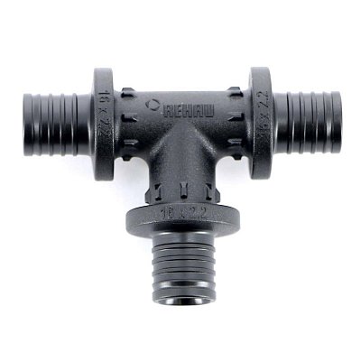 Тройник надвижной 16 PX PPSU пластиковый REHAU