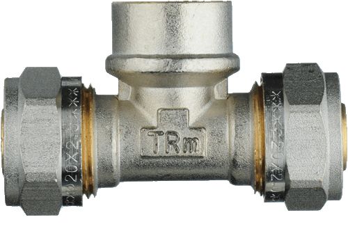 Тройник цанговый 20 x 1/2 x 20 вн, МП