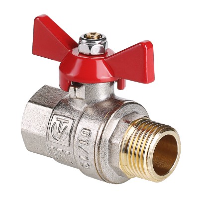 Кран шар. 1/2" г-ш  бант, лат. ник. VALTEC BASE Кран шар. 1/2" г-ш  бант, лат. ник. VALTEC BASE