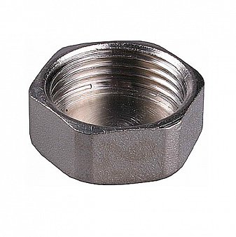 Заглушка 1 1/2" вн. резьба, ник., лат., Valtec