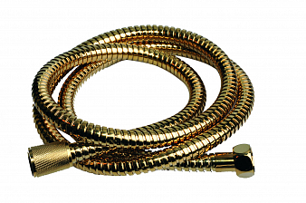 Шланг для душа, нержав. сталь, "золото", 1/2", EUR-GOLD, 150 см, блистер "ARGOTECH"
