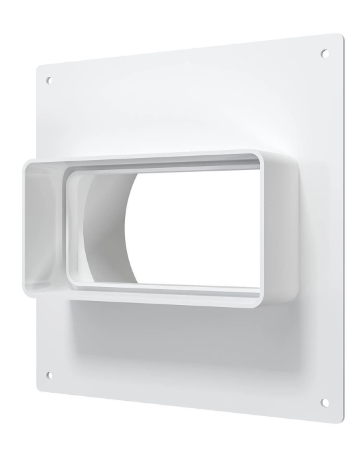 Площадка торцевая SKNP фланец D100 переходник 55х110 пластик ERA