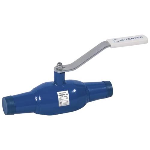 Кран стальной, сварной шар. DN 50/40 PN 40, 300мм Temper серия 292